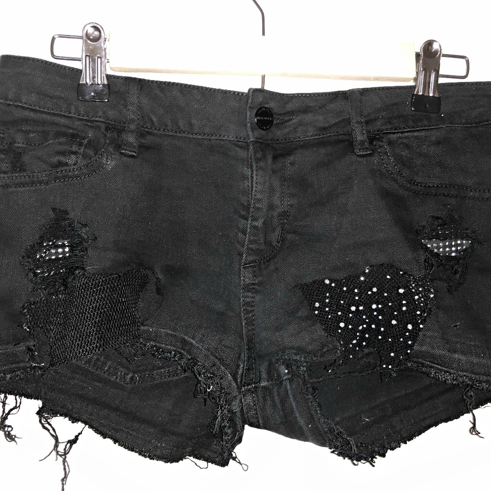 "GARAGE BAND" PATCHWORK SHORT